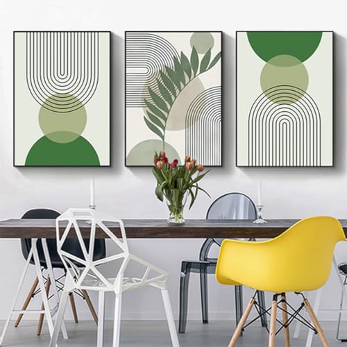 Art abstrait de plante : l'ensemble bohème idéal pour habiller un mur vide sans effort