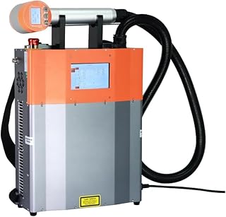 FONLAND Machine de nettoyage laser à fibre portable 100 W, élimination de la rouille, de l'huile, de la peinture, de la saleté, des taches et des revêtements, équipement de nettoyage laser