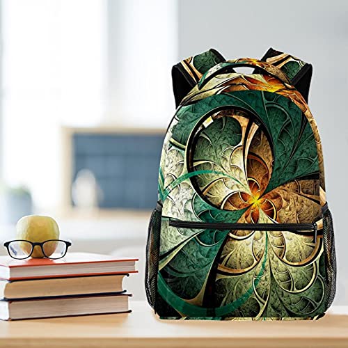 Sac à dos décontracté à effet verre craquelé multicolore haute capacité - 6