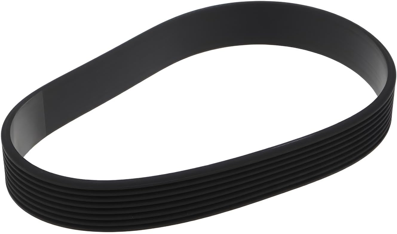 1x 8PJ377 Drive Belt PJ Type Drive Belt for Air Compressor Pump Black