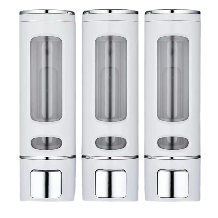 ディスペンサーセット 各400ml 壁掛け 強力マグネット 浴室 大容量 Amazon｜シャンプーボトル おしゃれ ソープディスペンサー
