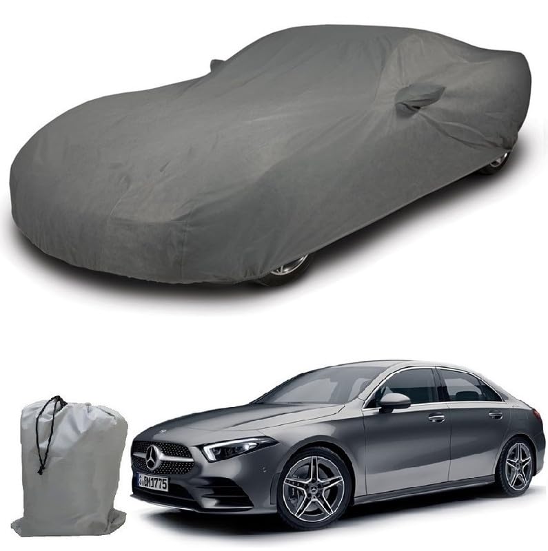 Image of ARCUATE Triple Layer Custom fit Car Body Cover for Mercedes Benz A Class A 35 |Top Layer Dustrproof | Middle Layer Waterproof | Bottom Layer Scratch Protection | Outdoor Indoor Fabric