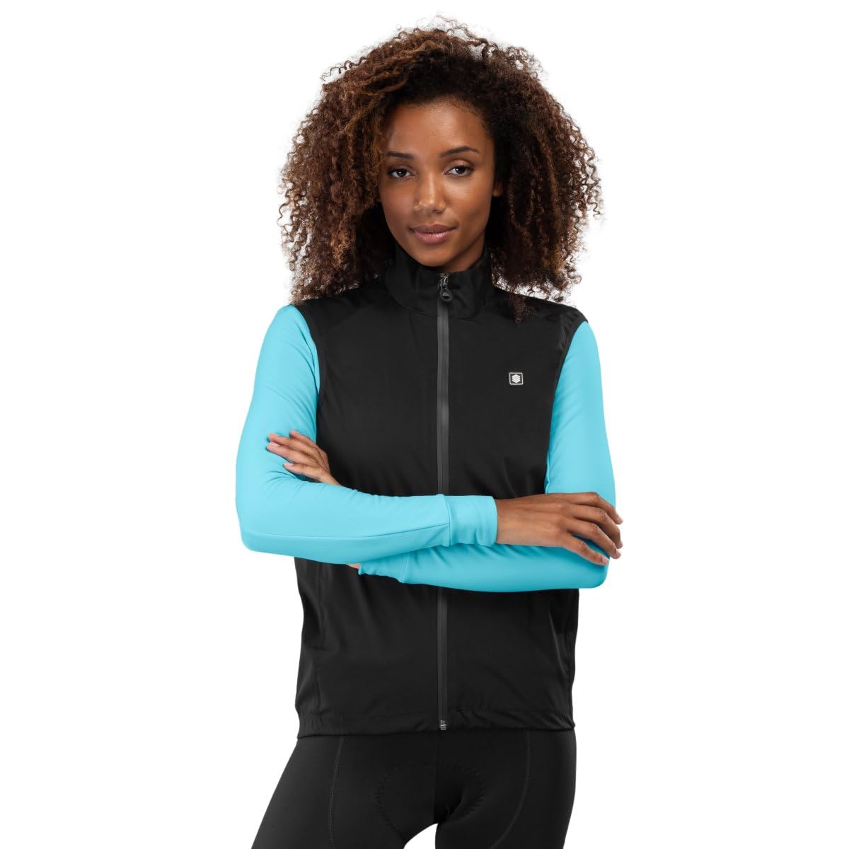 SIROKO Chaleco cortavientos lluvia ciclismo SRX Layer-W Negro