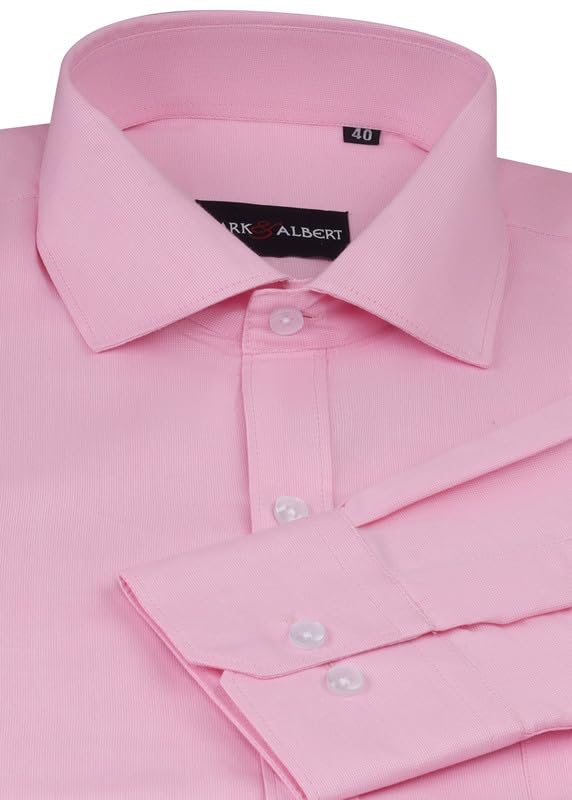 Image of MARK & ALBERT Men's Cotton Formal Shirt