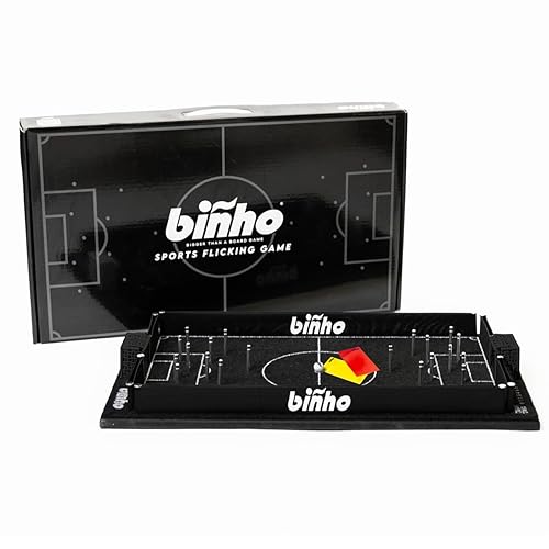 Binho Board Classic Board Game - 2-Player Fast-Paced Finger Flick