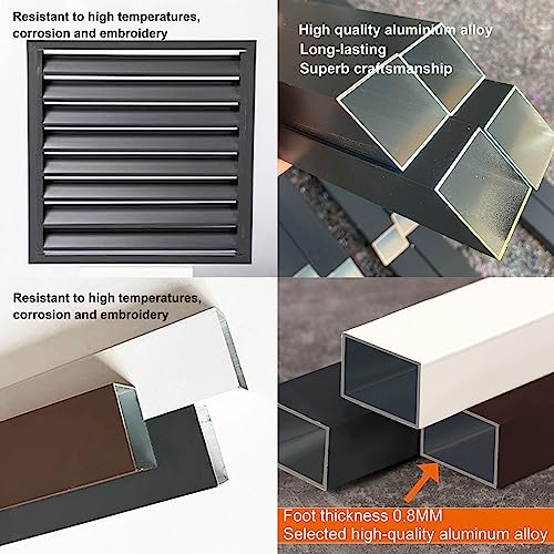 Conception coupe-vent premium pour cache-climatiseur architectural