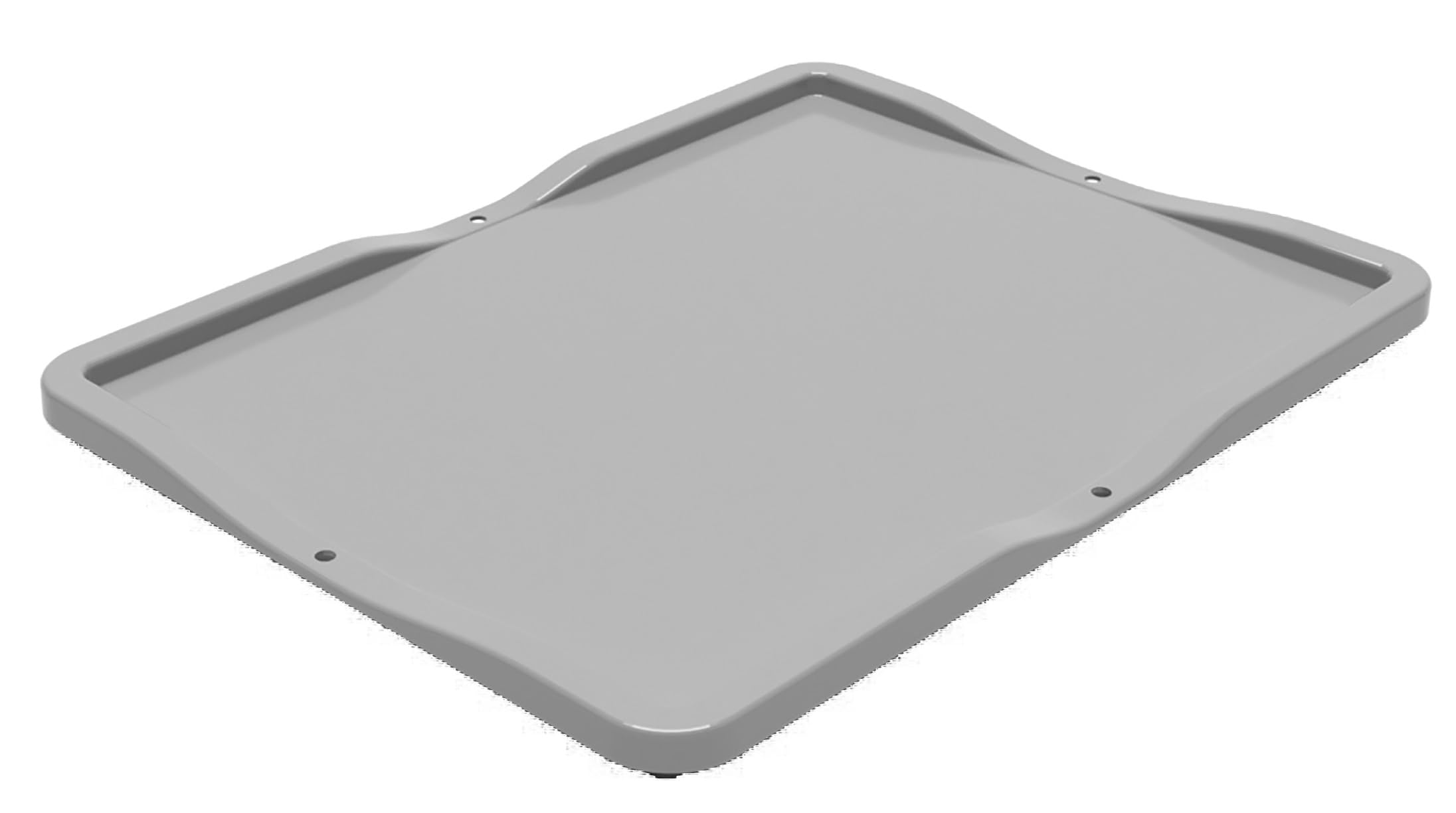 Colour Coded Euro Plastic Stacking Industrial Storage Containers Boxes Crates! (400 x 300 Lid, Grey)