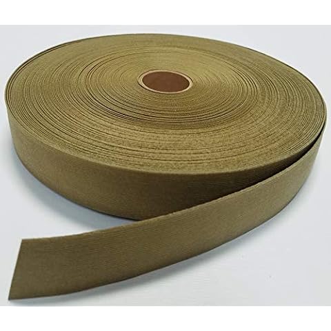 1 Yard - MIL SPEC 1.5" Elastic Webbing/MOLLE Webbing - Coyote TAN Cover