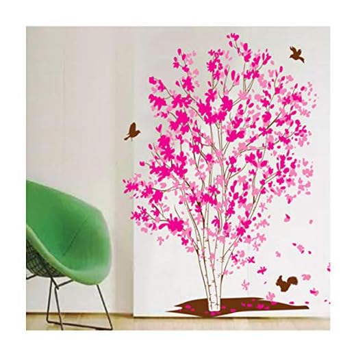 Hlnaughty Árbol Genealógico Romántico Pvc Calcomanías De Pared Pegatinas Sala De Estar Dormitorio Habitación Infantil Decoración Del Hogar Pegatinas De Pared Mural 70Cm × 88Cm