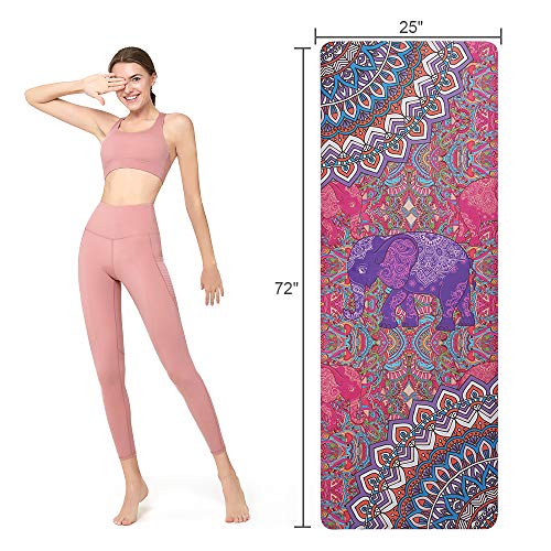image for tobelife YogaTowel Mat Sweat Absorbent Microfiber and Quick Dry for Ho