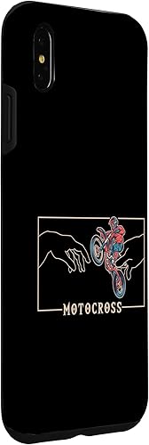 Vista 18 de iPhone 12 mini Michelangelo Creation of Adam Motocross Supermoto Motocross Case