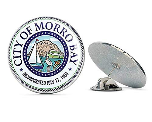 Morro Bay City Seal (Logo California san luis Obispo Beach) Metal 0.75