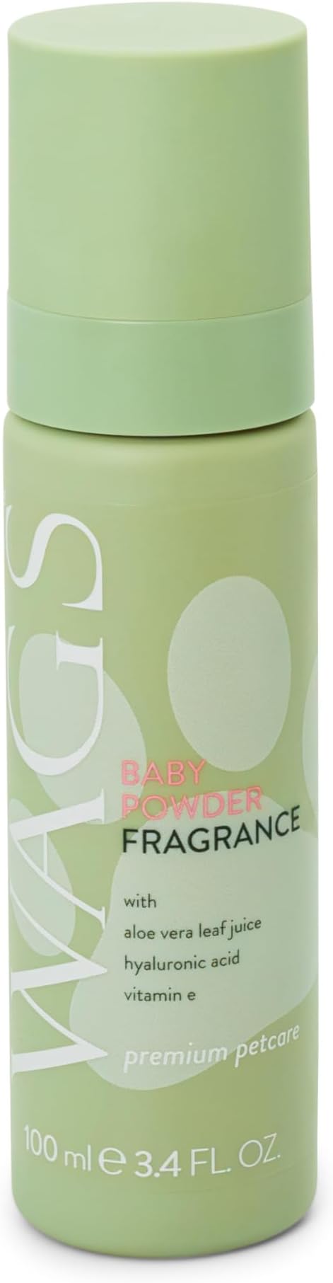 WAGS Dog and Puppy Perfume, Long Lasting Dog Cologne, Removes Bad Smells for All Breeds and Sizes Baby Powder Scent 100ml