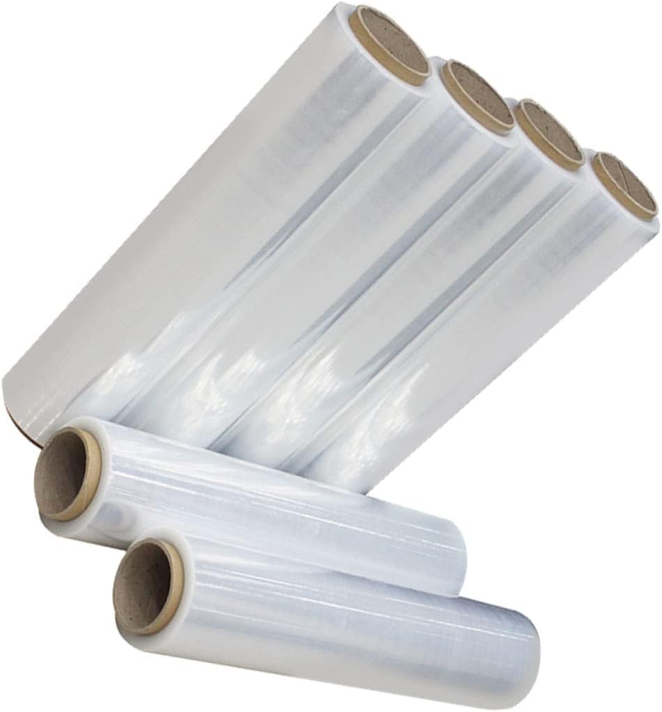 Angoily 1roll Stretch Film Wrap Self-Adhesive Packing Film for Moving Storage Pallet Shrink Wrap for Irregular Items
