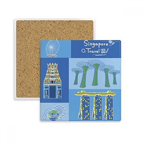 Coaster Singapour absorbant pour éliminer les traces d'eau sur vos tables