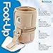 Ossur Foot-Up Drop Foot Brace | Ankle-Foot Orthosis (AFO) for Drop Foot Support | Lightweight, Adjustable Wrap for All-Day Comfort | Breathable Material for All Day Walking | (Beige, Large)