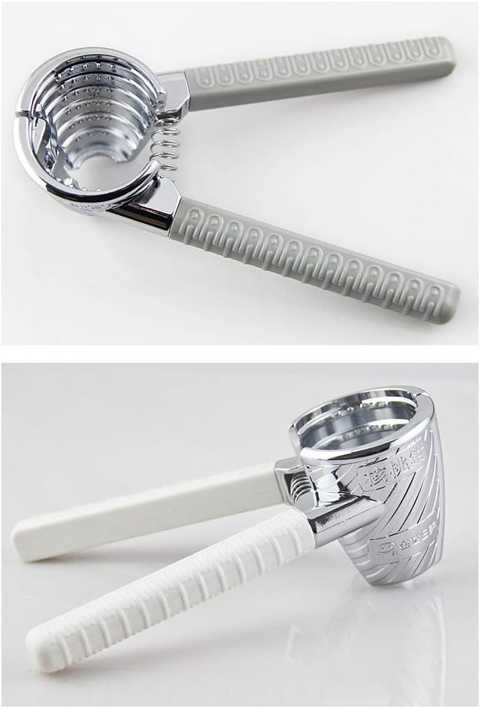 Nut Cracker/Plier Tool Nutcracker Peeling Walnut Tool Hazelnut Seed Pliers Household Multifunctional Nut Thickening Nutcracker/Cracker Opener (Color : Gray) (Gray)