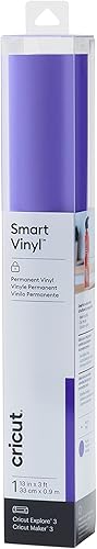 Miniatura 4 de Cricut Vinilo permanente inteligente (13 pulgadas x 3 pies, morado) para Cricut Explore 3 y Maker 3, crea proyectos de bricolaje, calcomanías,