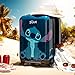 Disney Stitch Suitcase Hard Shell 49 x 33 x 22 30L Capacity 4 Spinner Wheels Extendable Handle Holiday Travel Essentials (Navy, S (L49cm x W33cm - 30L)