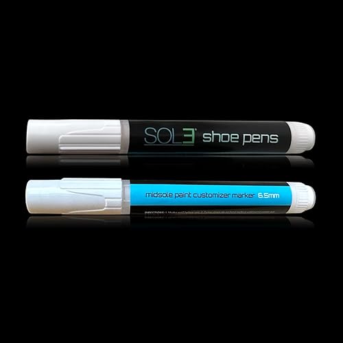 Miniatura 3 de SOL3 Shoe Pens - Pintura para zapatos de cuero, lona, gamuza y tejido de primera calidad para zapatos de cuero, lona, gamuza y tejido (negro)