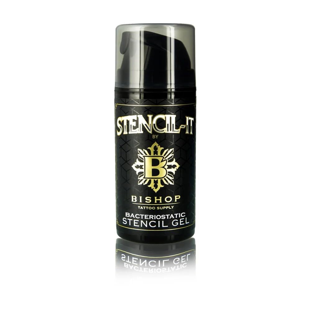 Bishop Tattoo Supply Stencil-It Tattoo Transfer Gel, 3.3 oz