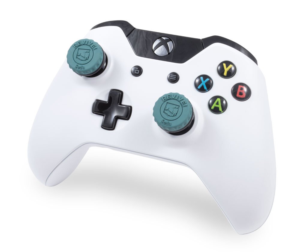KontrolFreek Call of Duty Revive for Xbox One Controller | Performance Thumbsticks | 2 Mid-Rise Concave | Teal