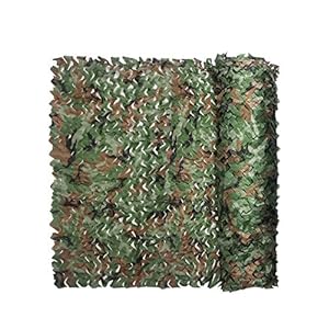 DW Jungle Camouflage Net Visor Camouflage Camouflage Net, Tente de Couvert de Tente de Camping-Car Camouflage Militaire de Montagne Vert Décoration Net Chasse, Différentes Tailles
