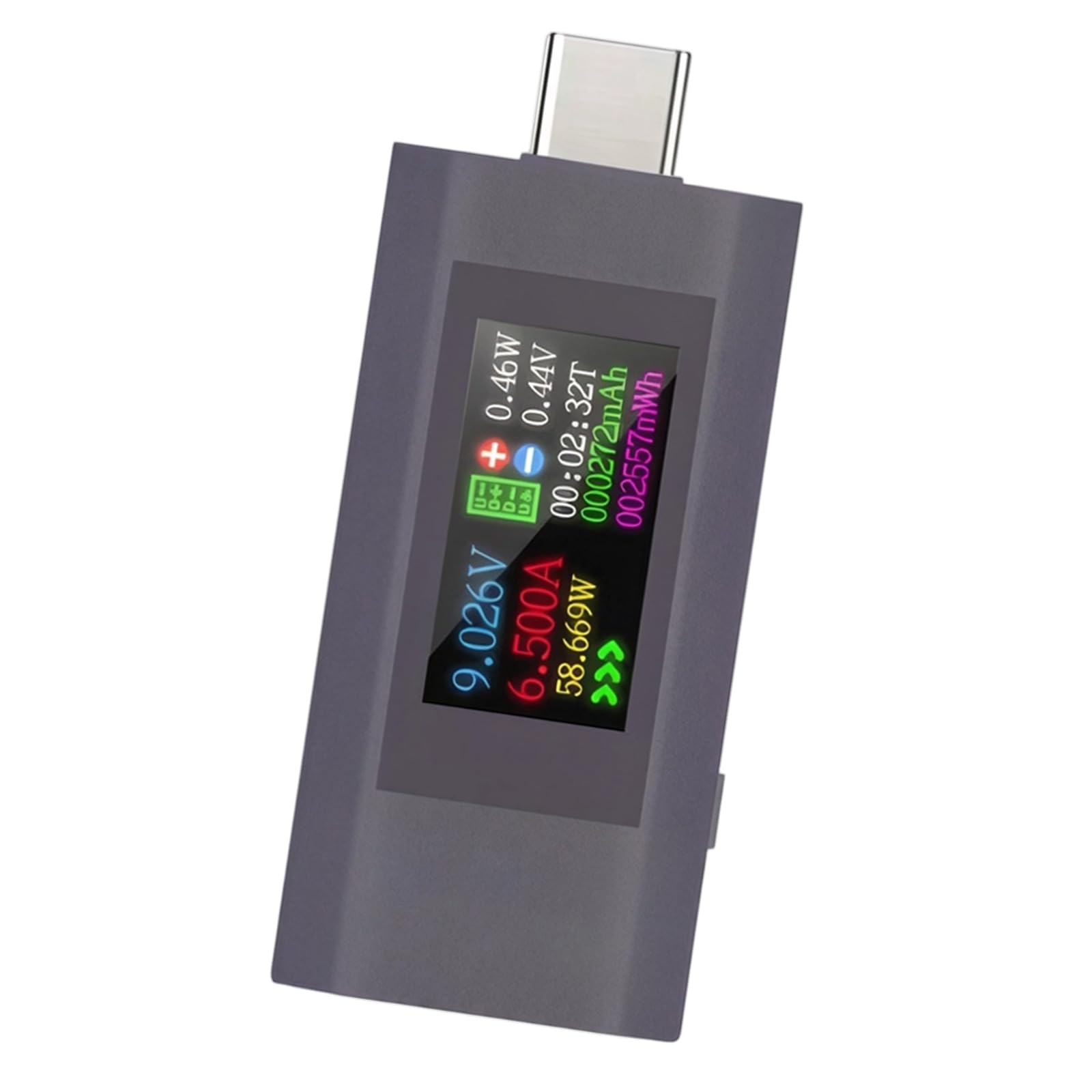 Cazstyk A Usb C Power Meter Voltages Current Tester With Digital Display For Ccurate 4-30V 0-5.1 Measurement In Phones Tablets Usb C Tester Voltages Current