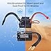 Surpass Hobby RC Brushless Motor and ESC Combo Waterproof 3650 3900KV Brushless Motor and 60A ESC Combo Set for 1/10 Remote Control Cars Trucks Off-Road Vehicle