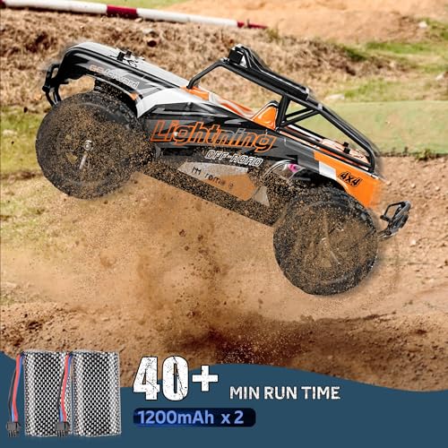 JOYTREKY Remote Control Cars 1:18 Scale High Speed RC Car 40KM/H 4WD Off-Road RC Cars For Adults 2.4GHz Gift for Boys Adults 2 Batteries Included - Image 5