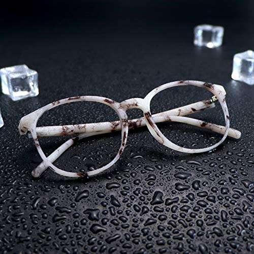 Image of VisionGlobal Blue Light Blocking Glasses, Lightweight Oval Frame, Computer Glasses for Gaming, Office, TV
