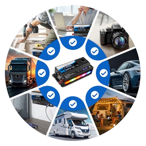 Onduleur de voiture 1200W résolvant les pannes de batterie