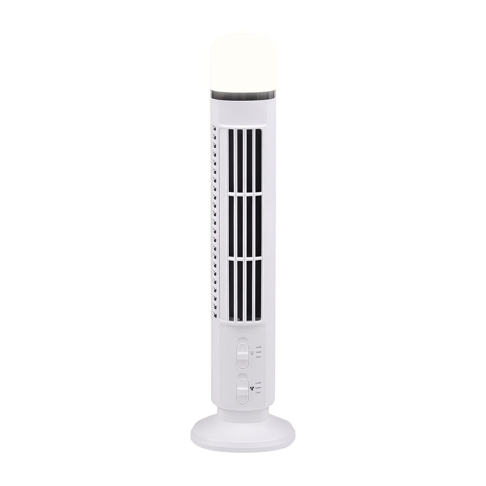 Tower Fan for Bedroom, Bladeless Floor Fan with 34dB Quiet