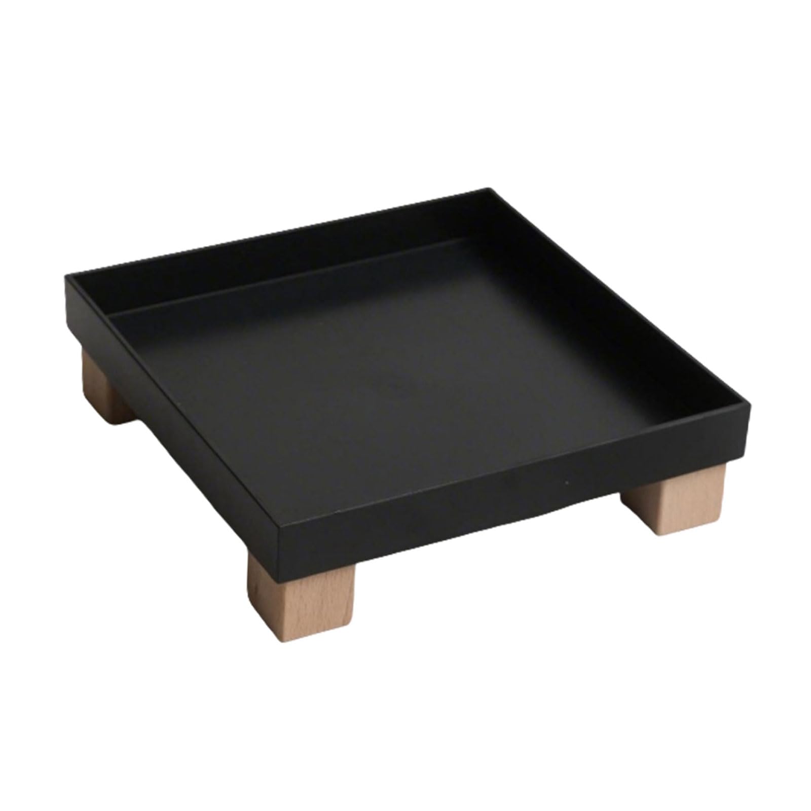 Tsophreniq Handcrafted Wood Square Desk Organizers with Sturdy Construction in Multiple Size Addition Square Desk Planner