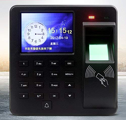 Terminal contrôle accès empreinte digitale mot de passe et badge entreprise