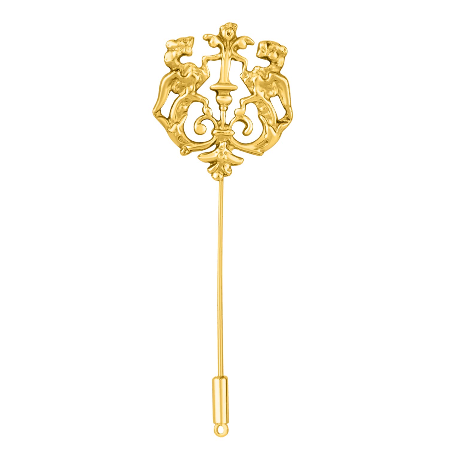 Mahi Gold Plated Fashionable Antique Golden Royal Lion Brooch / Lapel Pin for Men BP1101021G (B07TY1J2WW) Amazon Price History, Amazon Price Tracker