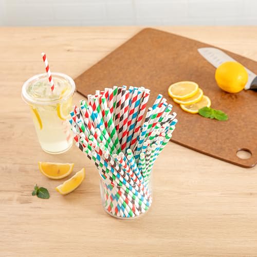 Pitillos de papel flexibles pack de 1000 unidades 19.7 cm miniatura 4