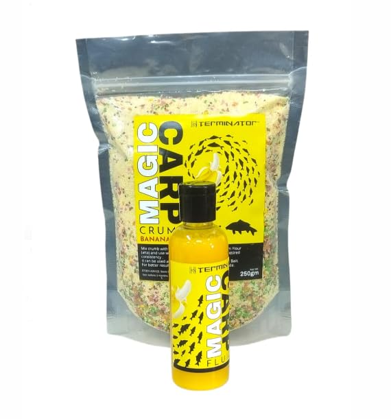 Hunting Hobby Magic Carp Crumb 250GM and Magic Carp Fluid 100ML Fish Bait Combo (Banana Combo) (B0CG38W5X6) Amazon Price History, Amazon Price Tracker