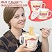 Tanlade 2 Set Instant Ramen Bowl with Lids and Forks Ceramic Noodle Bowl Soup Bowl with Handle Ramen Lovers Gift (34 oz)
