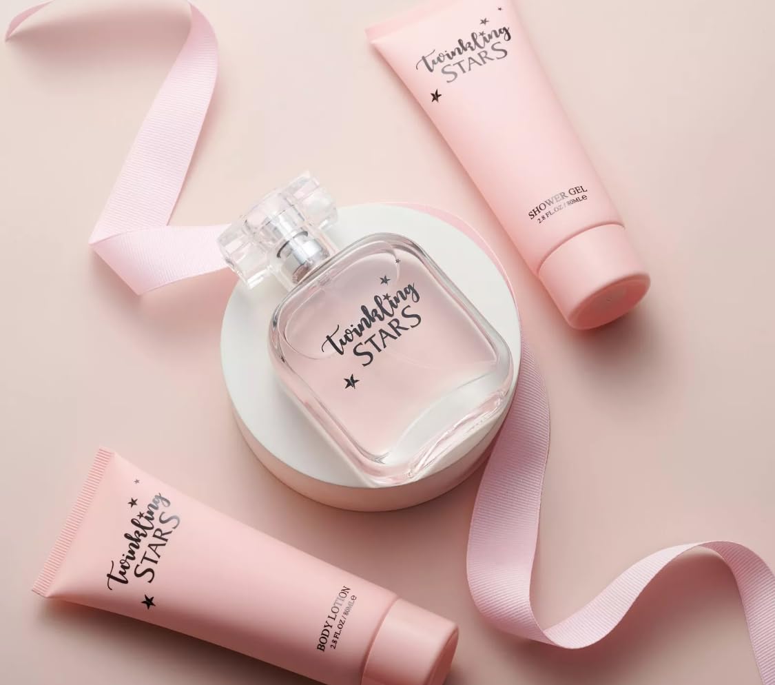 Generic Gift set Twinkling Stars Womens 3 pieces: Shower Gel, Eau De Parfum, Body Lotion Shower Gel, Eau De Parfum, Body Lotion