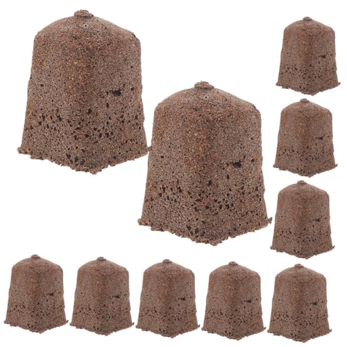 Sosoport Blocs De Démarrage Hydroponiques 40 Pcs pour Semis 2,54 Cm, Blocs De Culture Hors-Sol Absorbants Et Perméables pour Jardinage Intérieur Et Extérieur