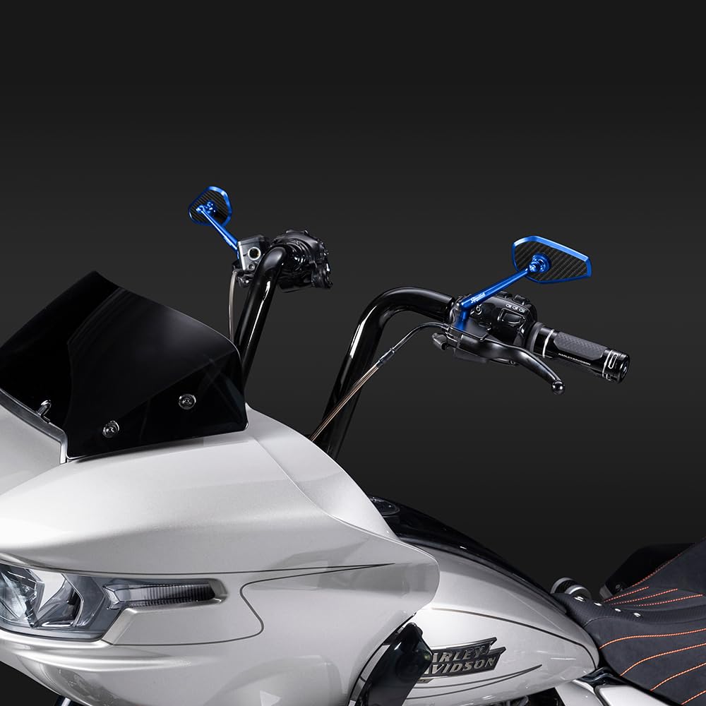 Amazon.com: Advanblack Axion Performance Style Mirrors Harley