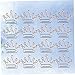 FUNOMOCYA Pack Rose Gold Crown Shaped Paper Clips Decorative Clips for Bookmarks Office School
