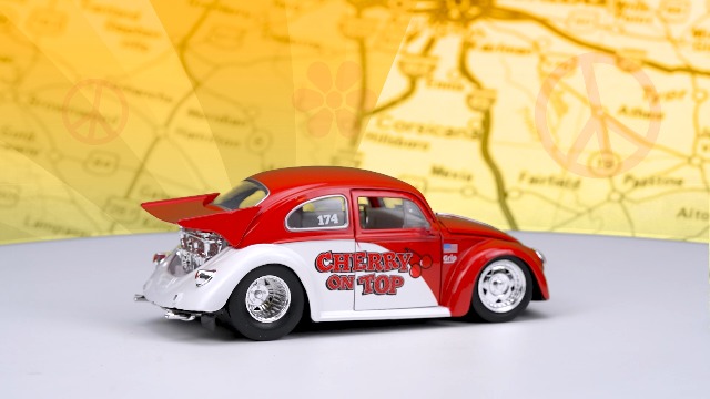 Amazon.com: Jada Punch Buggy Slug Bug 1:24 1959 Volkswagen Drag