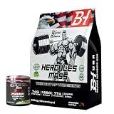HERCULES Mass Gainer 4KG/4KG – High Calorie Protein Weight Gainer for Muscle & Fast Mass Gain – Protein Carb Shake – Muscle Builder – FREE EAAs – Black Hammer USA (4000g, Schokolade)