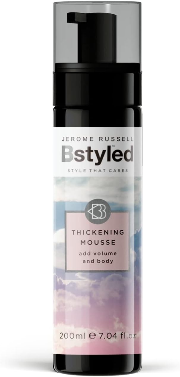 BStyled Thickening Mousse - Hair Mousse for Volume & Lift, Hair Thickening Products for Women & Men with Heat Protection & Bond Building Technology, Vegan Hair Care, 200ml