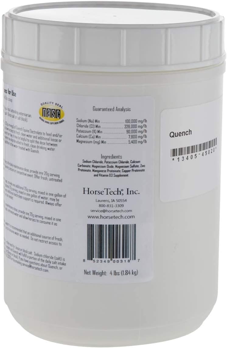Horse Tech Quench! Electrolytes 4LB