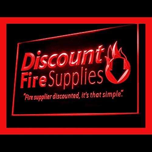 190118 Discount Fire Supplies Tool Multi-Function Display LED Light Neon Sign