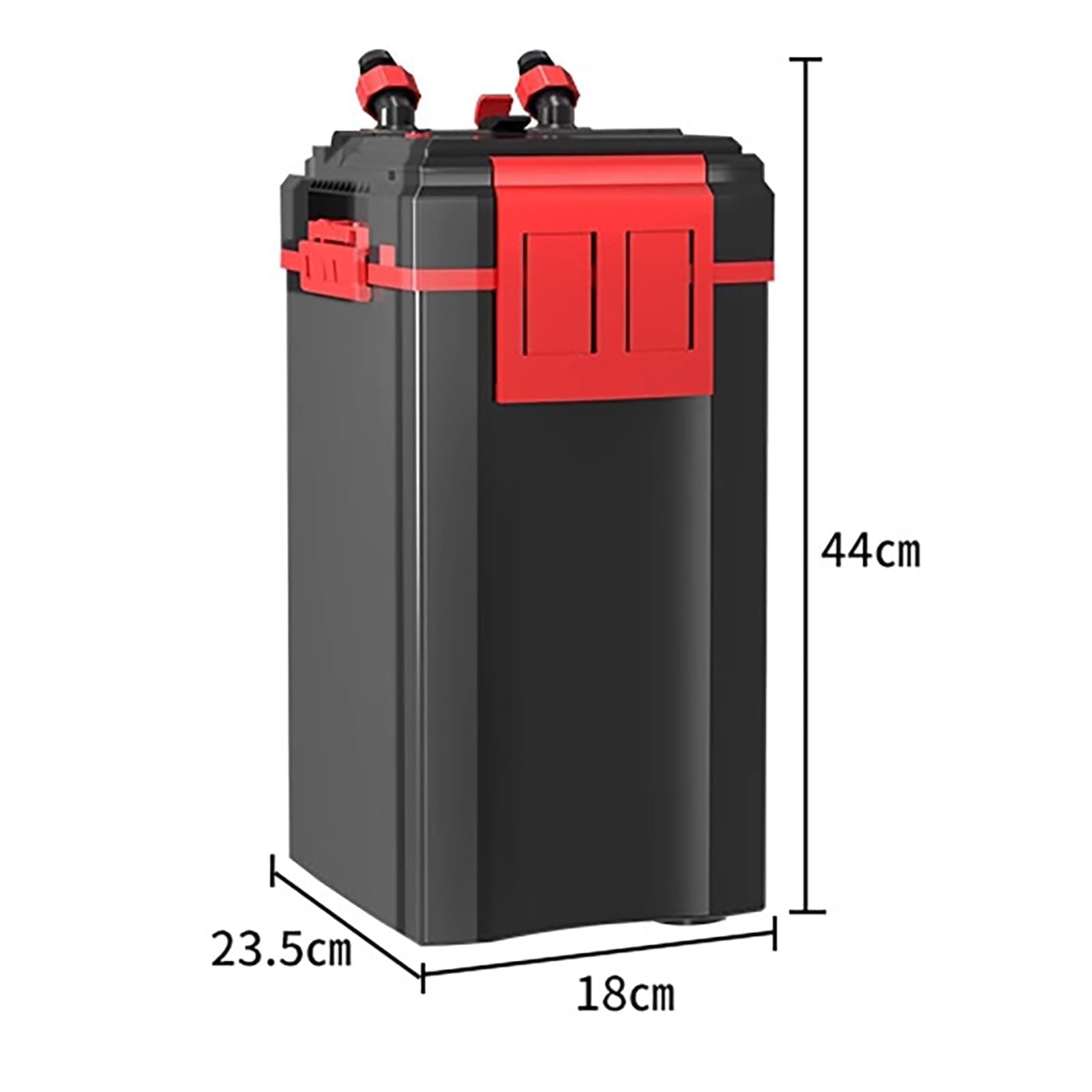 Filtre professionnel pour aquarium avec système de chauffage et CO2 intégré – Filtre externe à débit réglable de 1500 l/h pour aquarium, design ultra silencieux