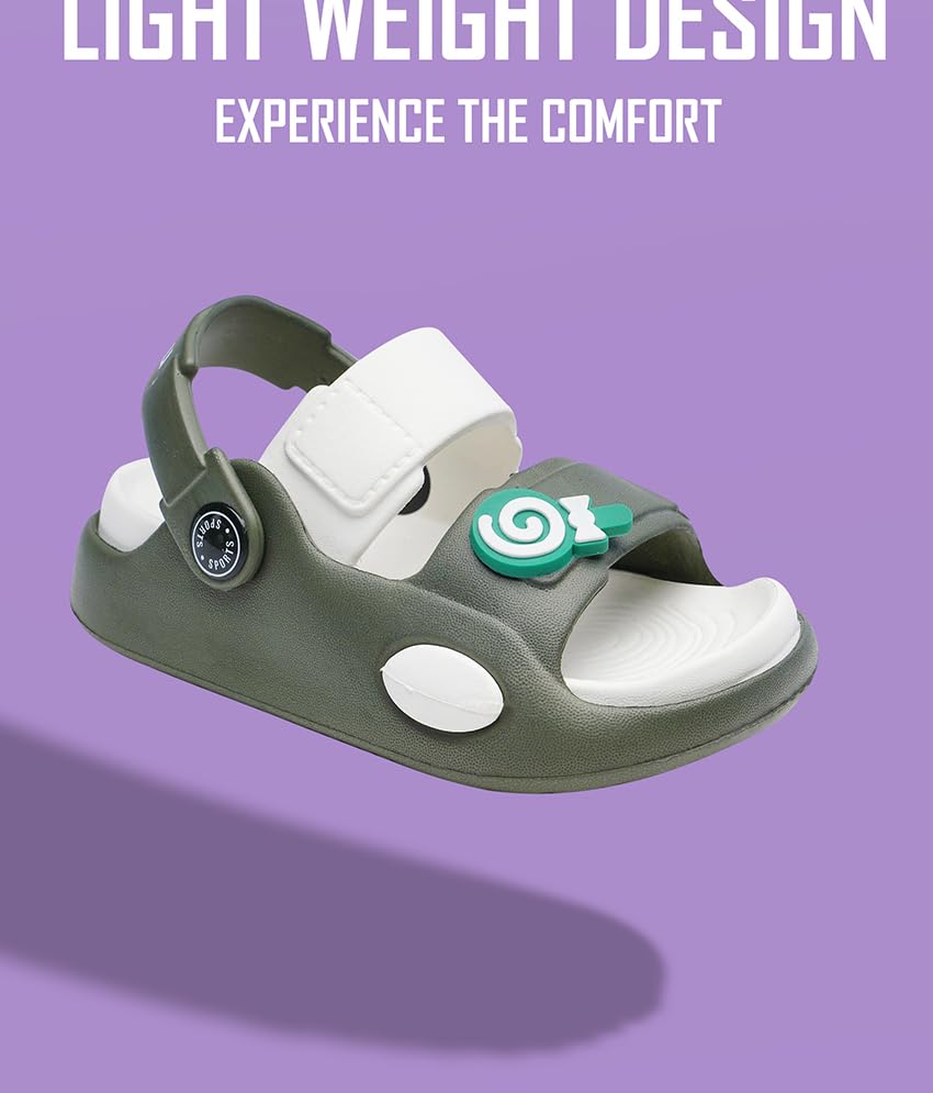 Image of Blue Kids Slip-On Sandals | Lightweight Comfortable Casual Sandals for Boys & Girls